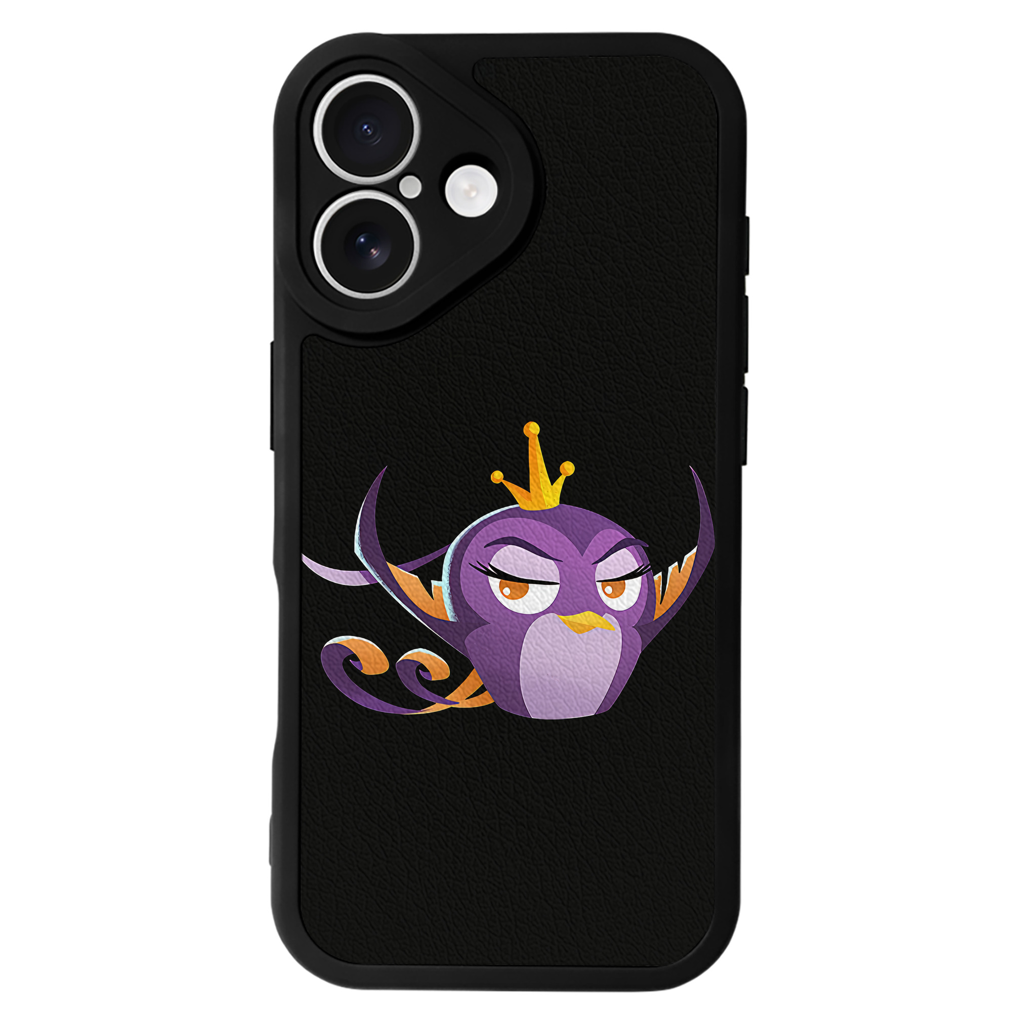 （画像用） Angry Birds アングリーバード 【iPhone 16シリーズ対応】シリコンスマホケース（レザー調） 材質：シリコン